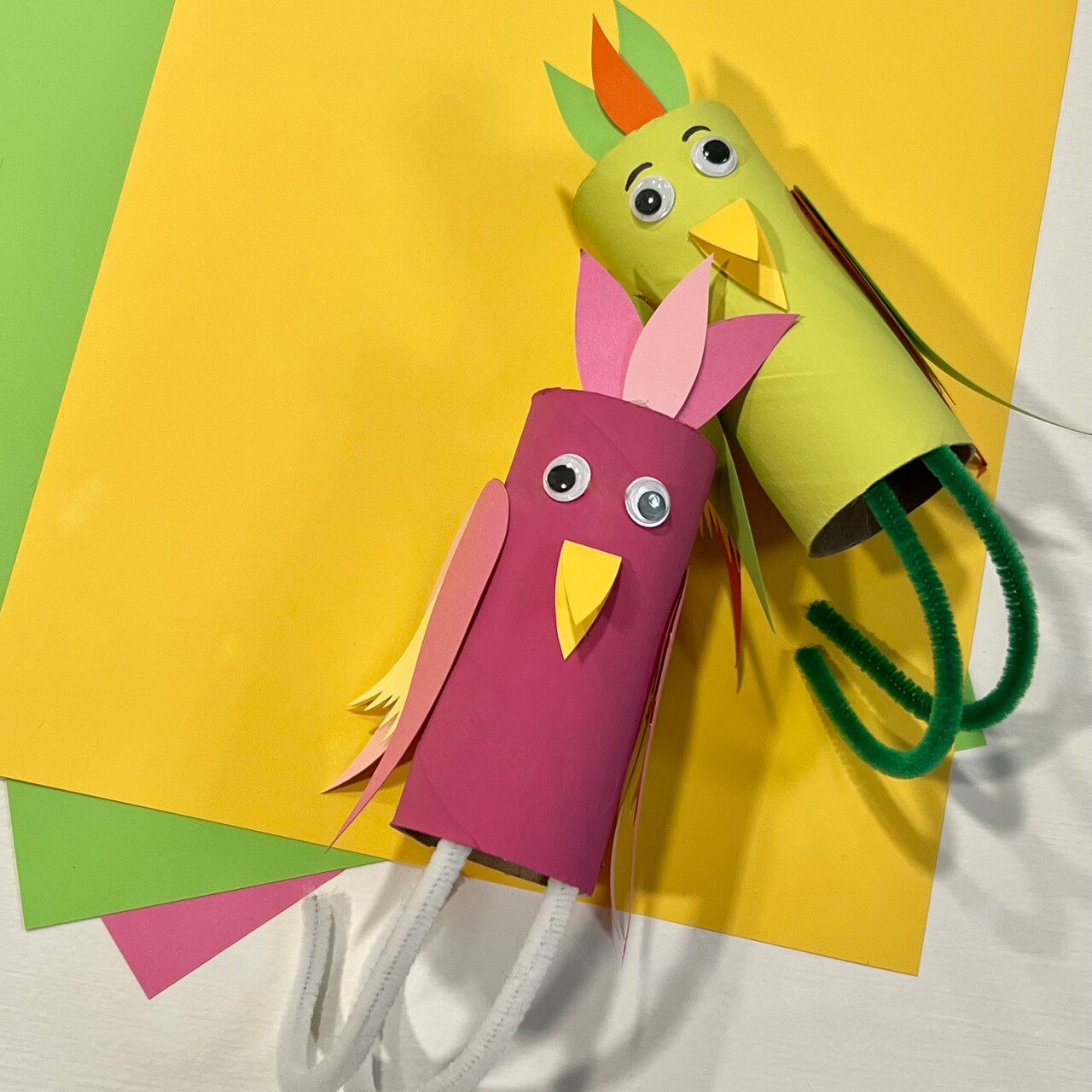 Kids Club: Paper Roll Parrots